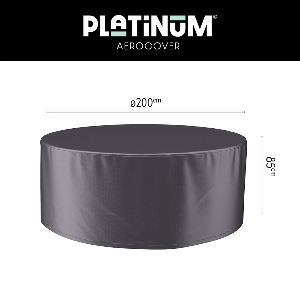 Platinum | AeroCovers | Dining Set Cover | Round | - Image 3