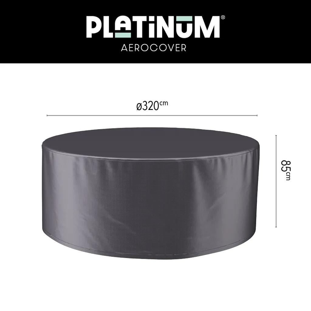 Platinum | AeroCovers | Dining Set Cover | Round | - Image 5