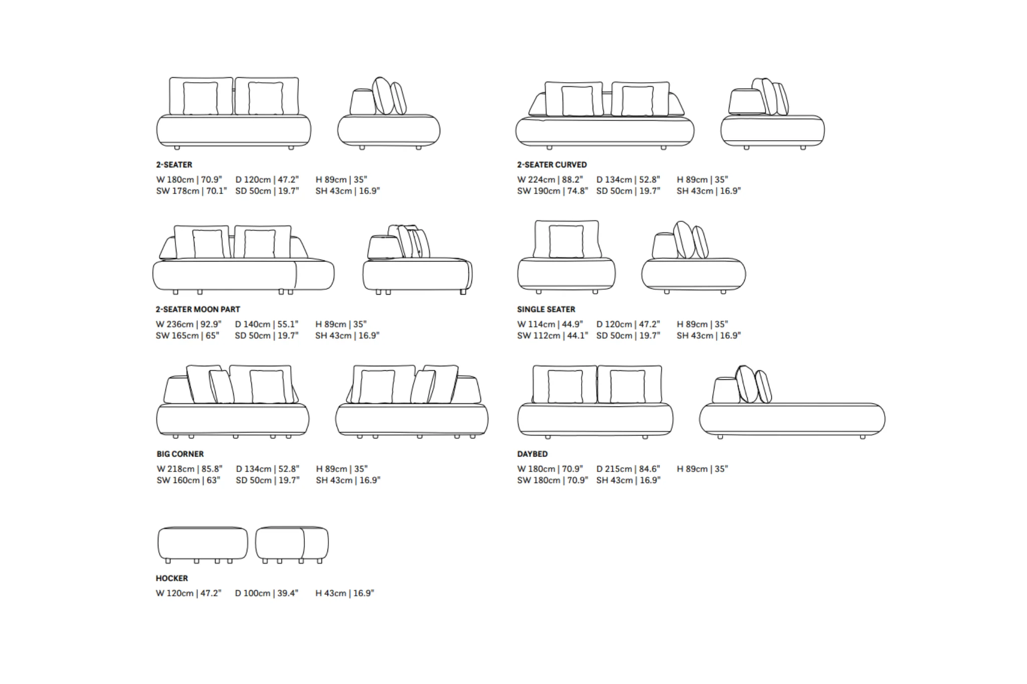 Suns | Blocchi | Modulaire Lounge-elementen | - Image 19
