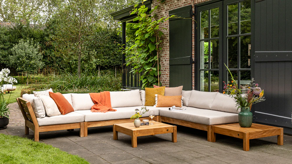 Coffee Bay Loungeset | kleine hoekopstelling met hocker - Image 7