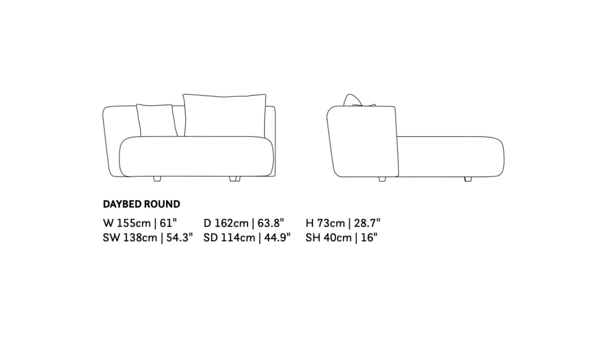 SUNS | Fiora | Loungeset | Daybed Round Opstelling | - Image 3