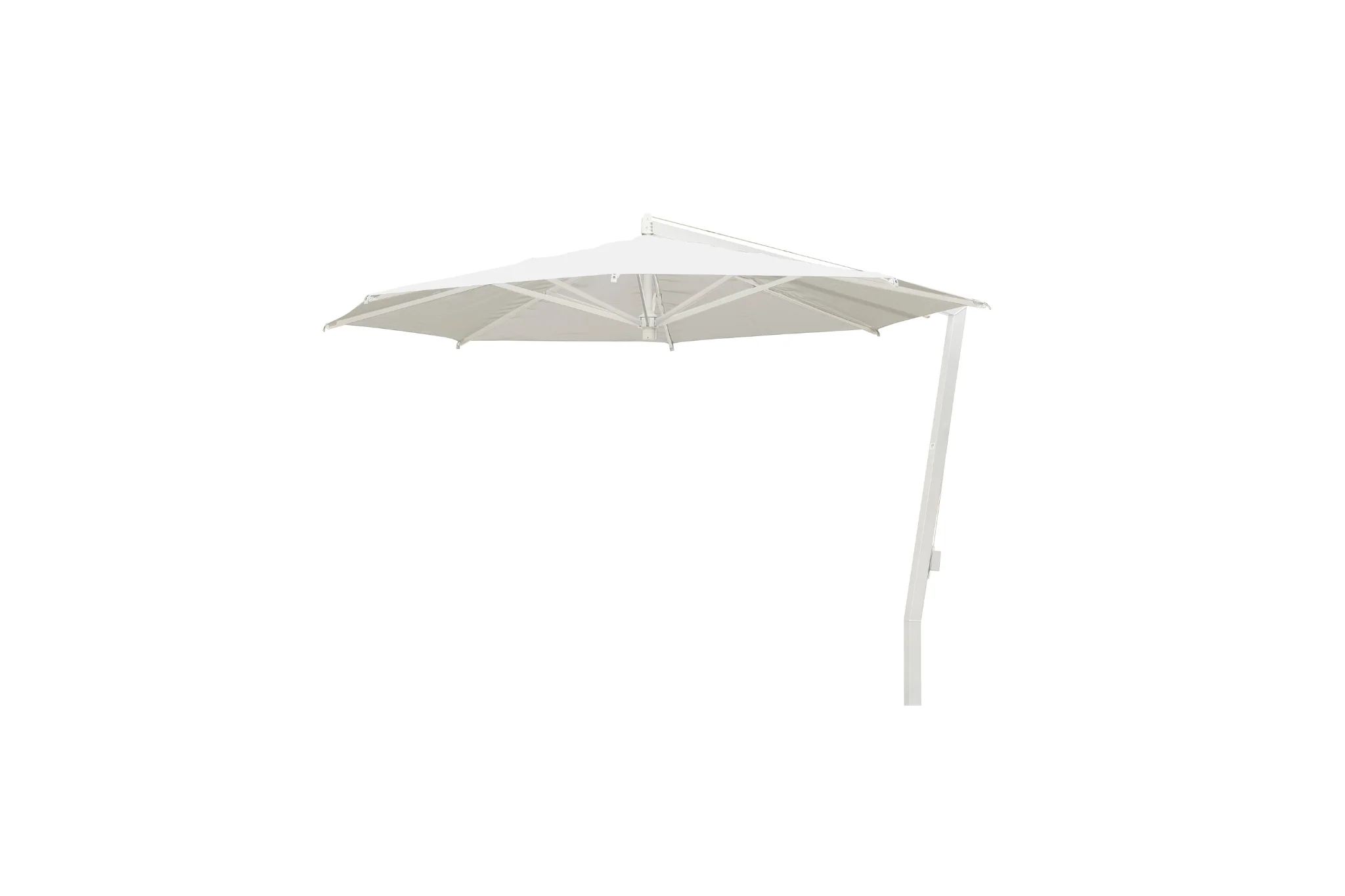 Ischia | Parasol | Wit Aluminium