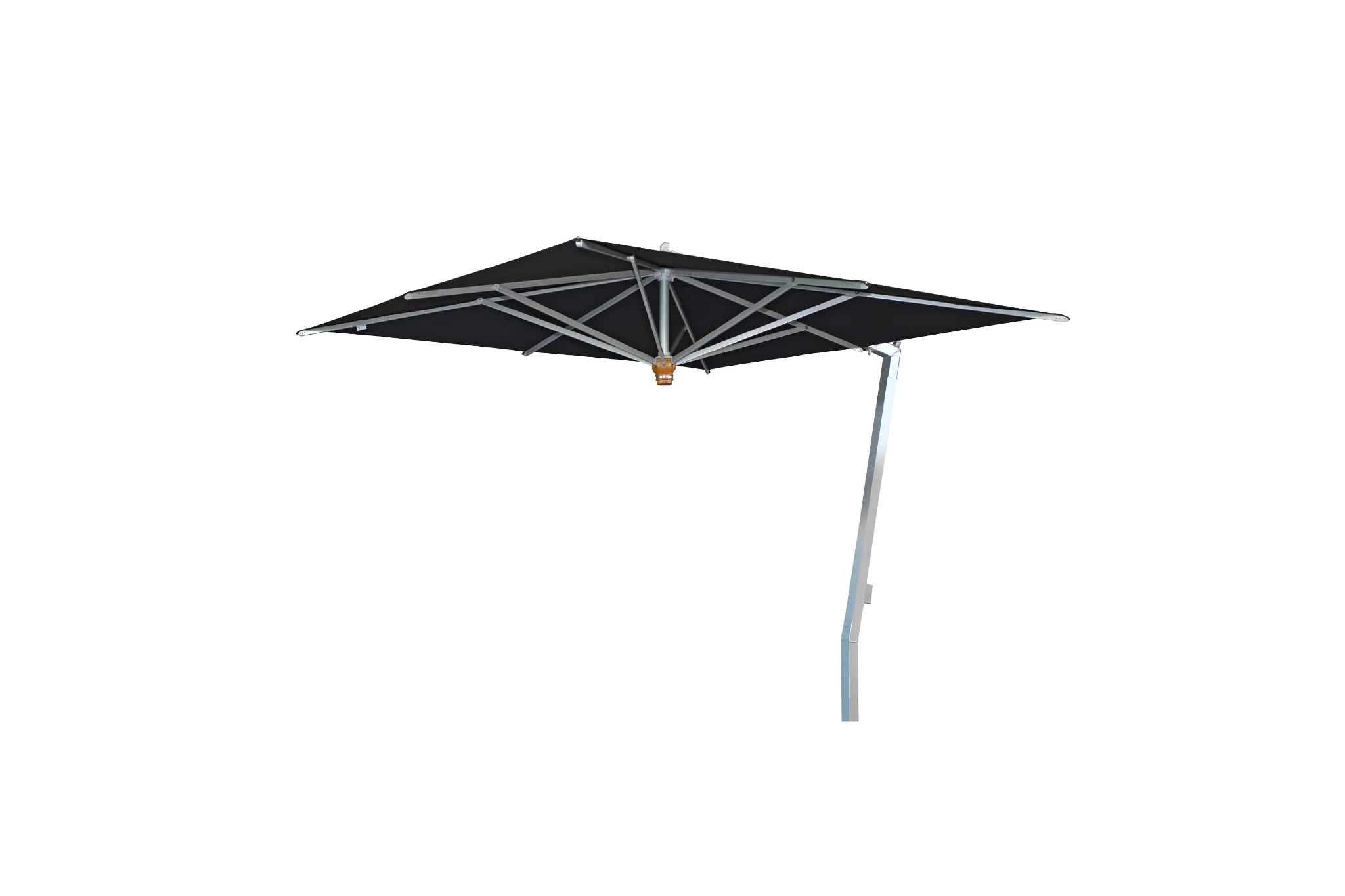 Ischia | Parasol | Zilver aluminium - Image 2