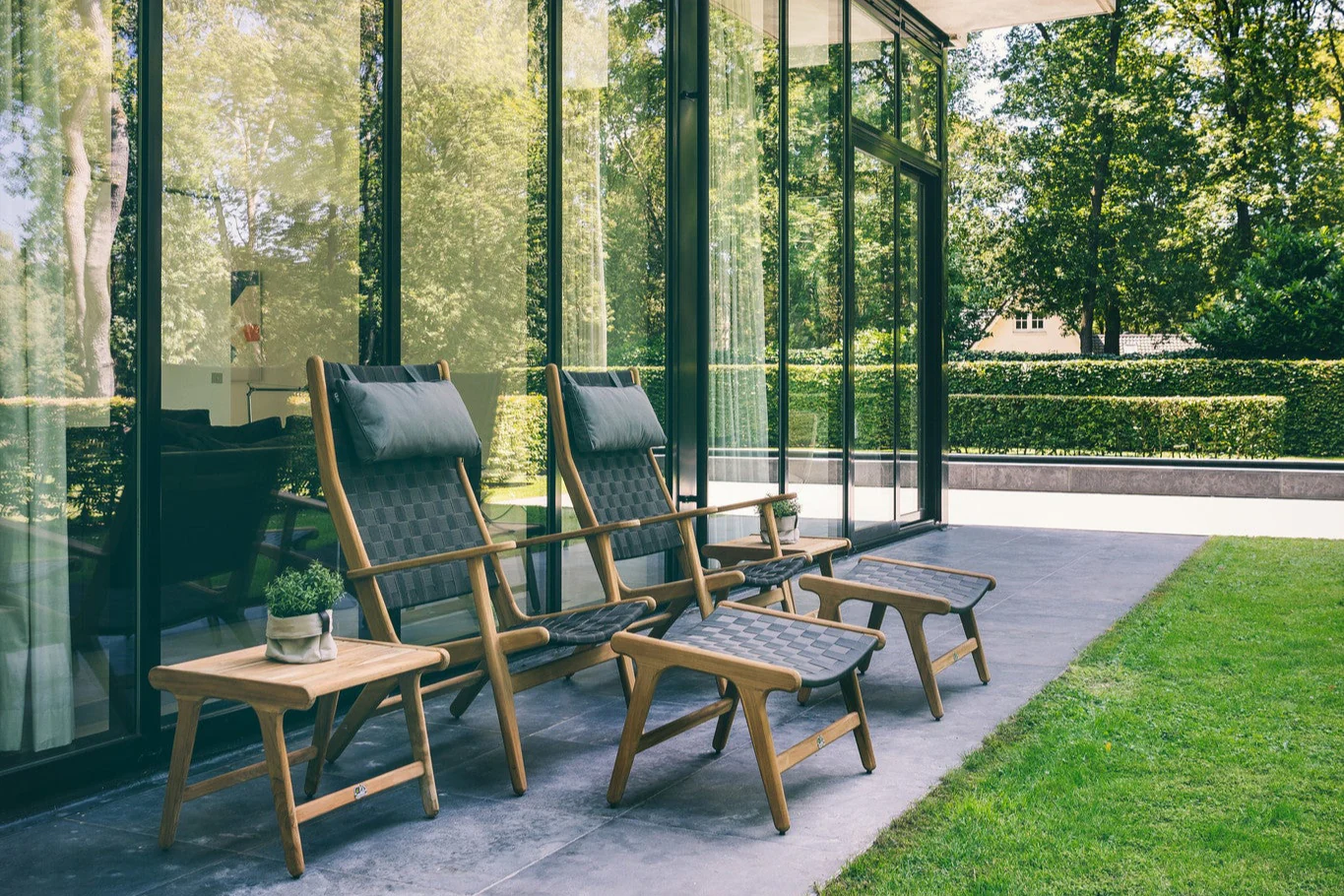 Apple Bee | Luc | Hoge Rug Loungestoel |