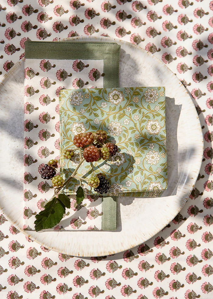 Napkin 45 x 45 cm | Asha Melon | per 4 - Image 2
