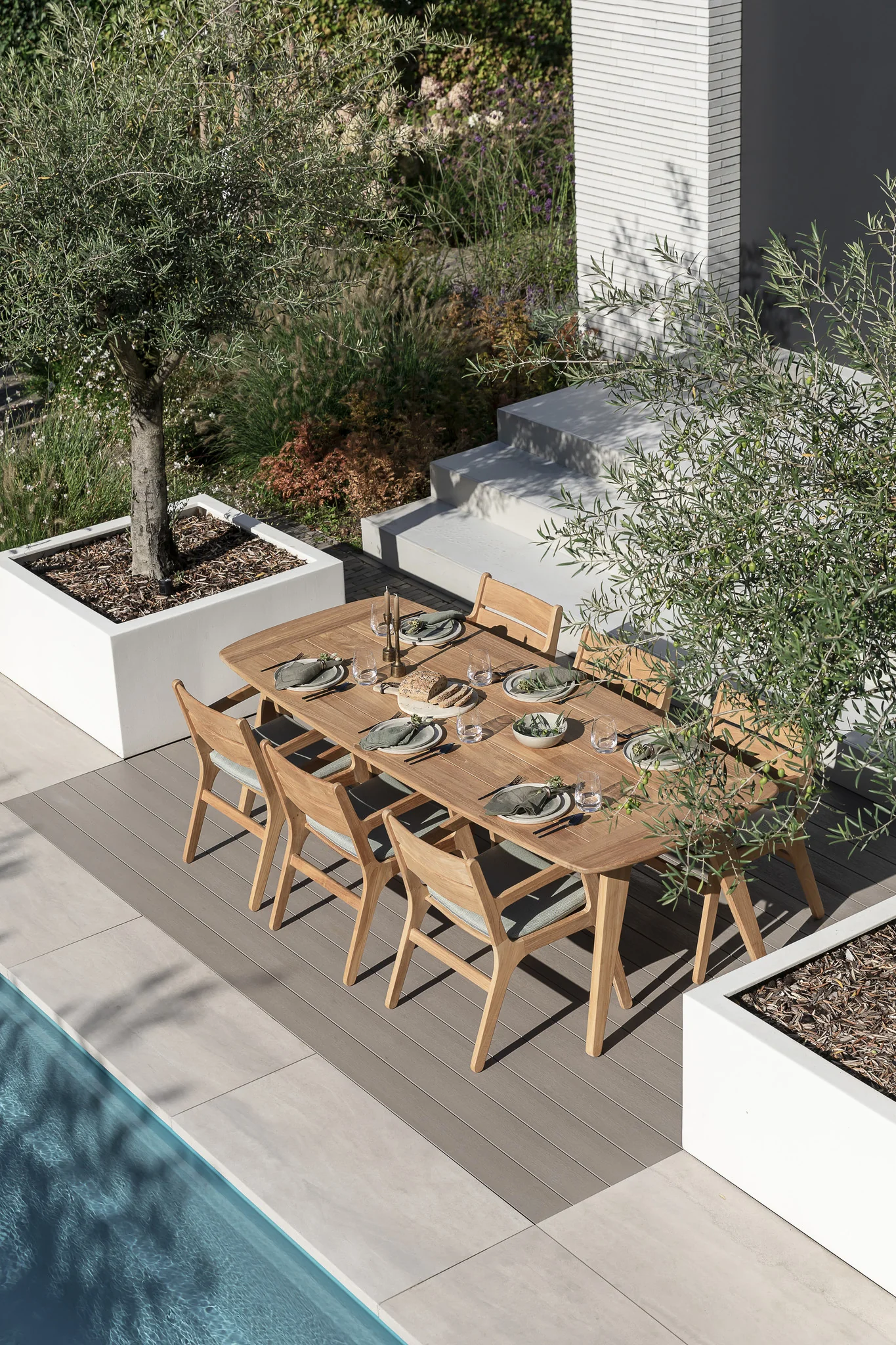 Norden dining chair teak | met zit en rugkussen - Image 7