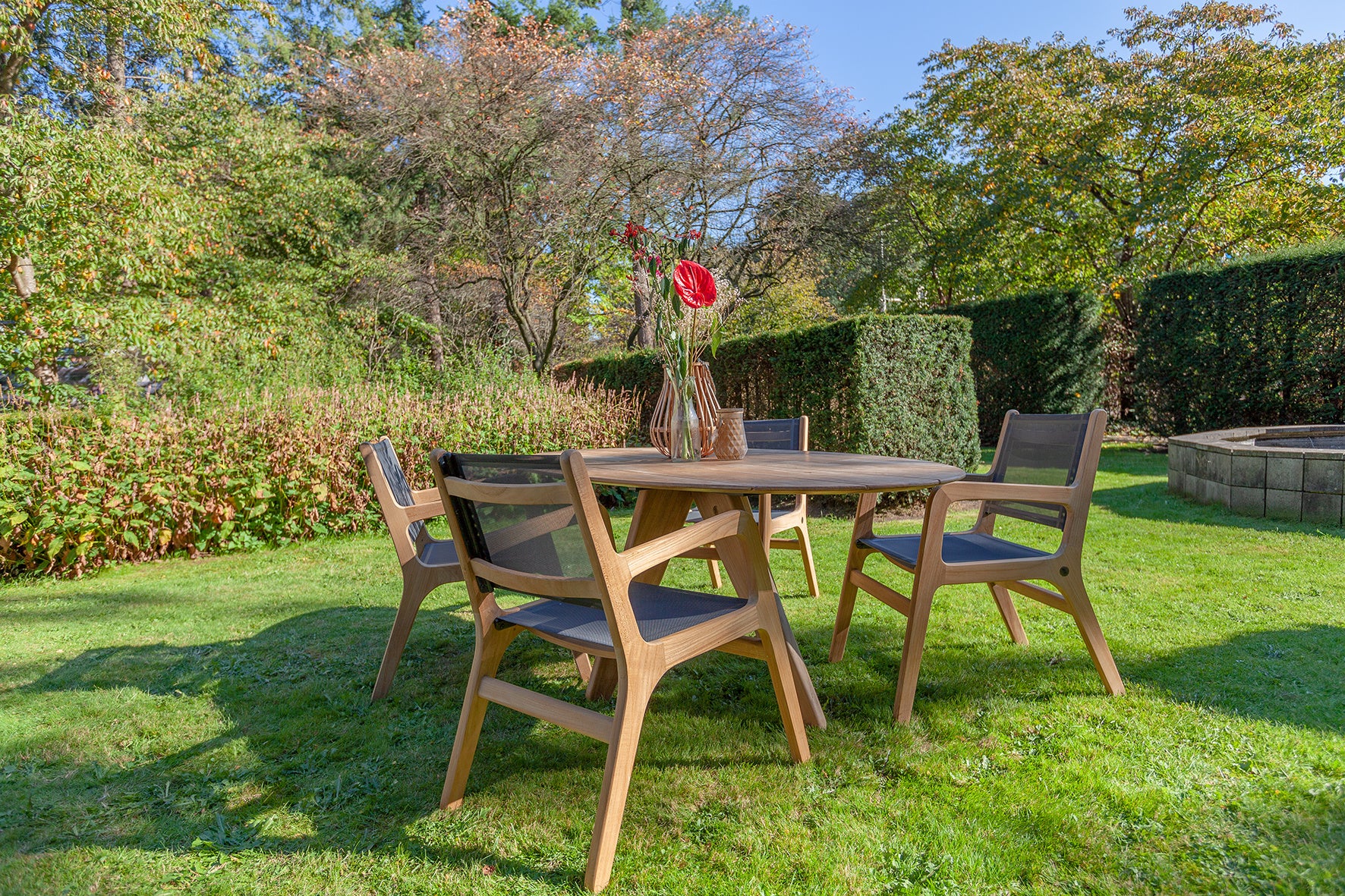 Norden dining tuinstoel met textileen - Image 7