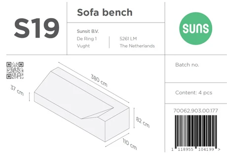 Suns | Beschermhoes | Loungeset Ibiza Groot | s18-19