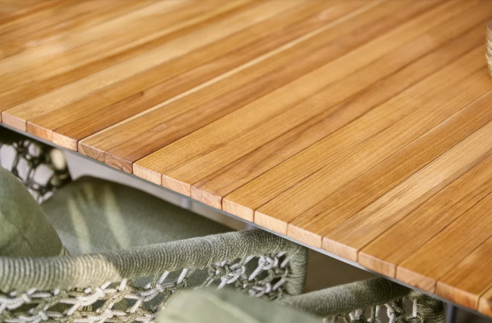 Tuintafel Rialto | Teak Top | 163/204x100 | - Image 6