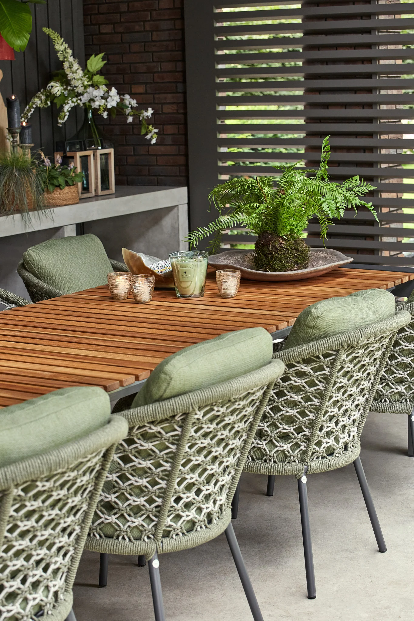 Tuintafel Rialto | Teak Top | 163/204x100 | - Image 7
