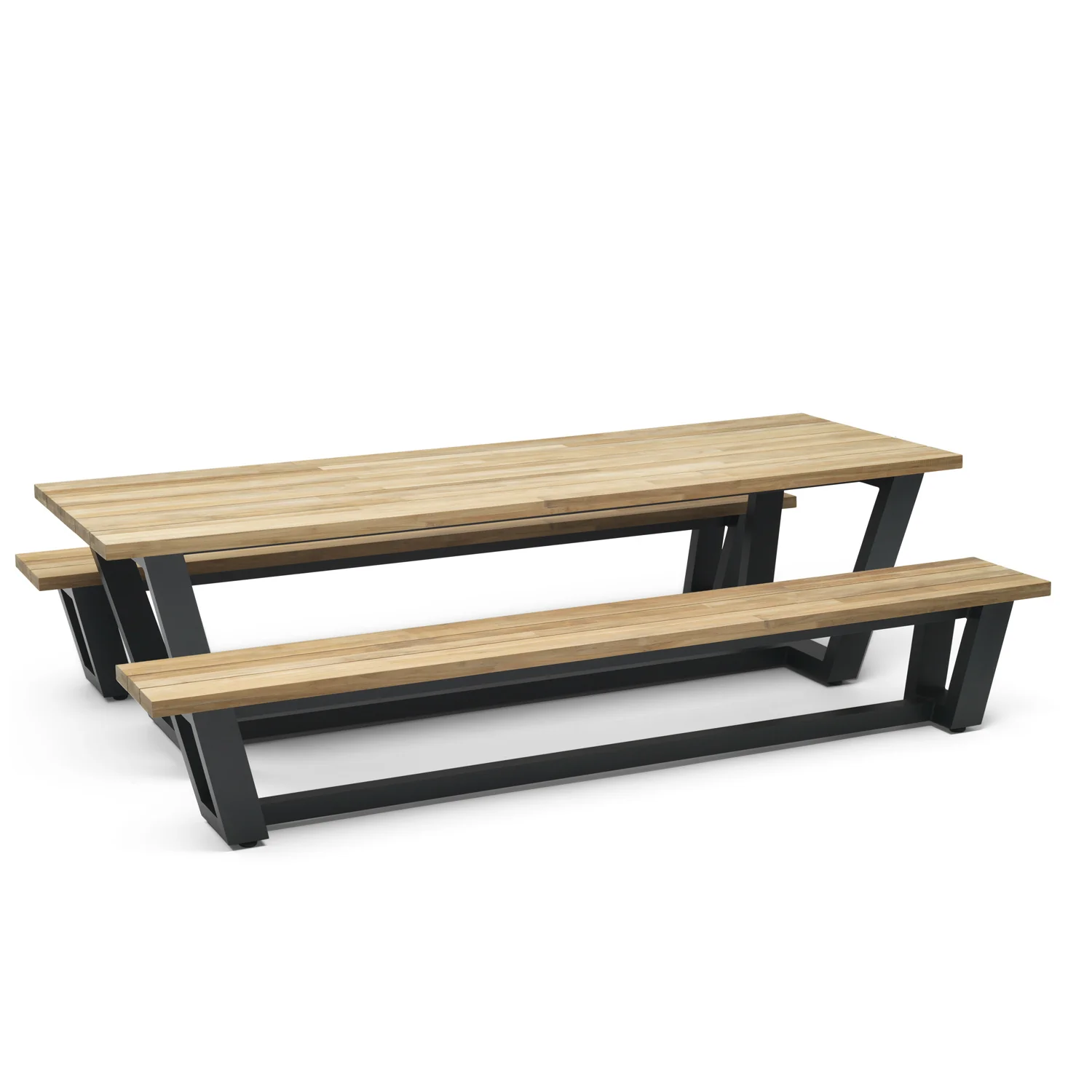 George Tafel | Teakhout & Aluminium | 280 cm - Image 6